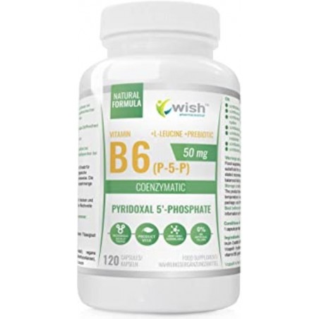 Wish Vitamina B6 50 mg & Inulina - 120 Capsule