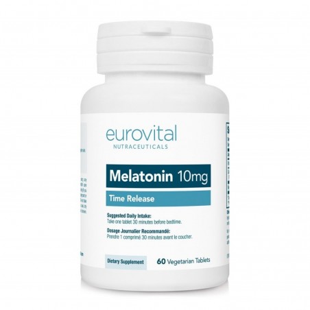 Eurovital MELATONINA 10mg (Dizolvare lenta) 60 Tablete