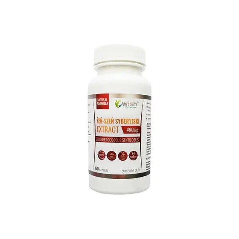 Ginseng Siberian extract, 400 mg, 60 Capsule BENEFICII GINSENG SIBERIAN- intarirea sistemului imunitar, imbunatatirea vitalitati