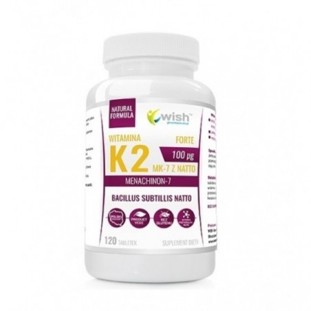 Wish Vitamin K2 Mk-7 Natto 100mcg - 120 Tablete