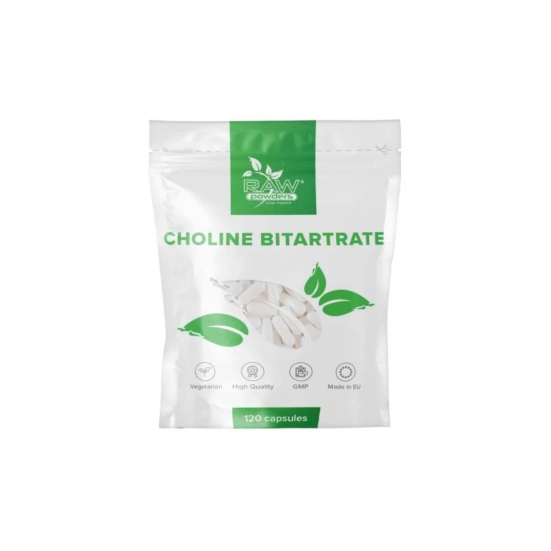 Choline Bitartrate 700mg 120 Capsule (Bitartrat de Colina), Contribuie la metabolismul normal al homocisteinei, al lipidelor BEN