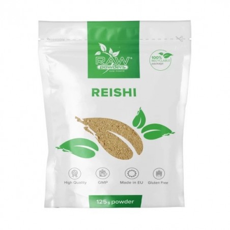 Raw Powders Reishi Pudra - 125 grame