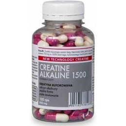 Creatina Alcalina 1500, 120 Capsule, Sustine cresterea fortei si masei musculare, patrunde in stomac intr-o forma neschimbata BE