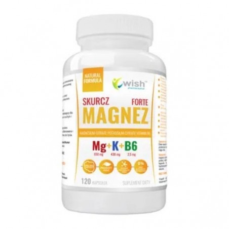 Wish Magnesium Contract Forte - 120 Capsule (Magneziu, Potasiu, Vitamina B6)