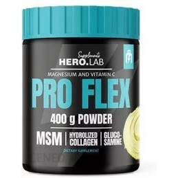 HiroLab ProFlex pudra pentru articulatii- 400g (cu MSM, Colagen hidrolizat, Glucozamina) BENEFICII PROFLEX- suport pentru articu