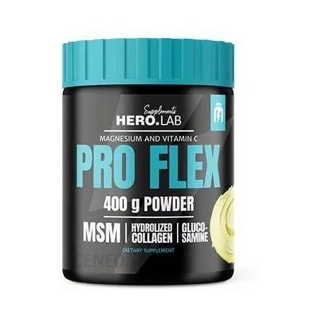 HiroLab ProFlex pudra pentru articulatii- 400g (cu MSM, Colagen hidrolizat, Glucozamina)