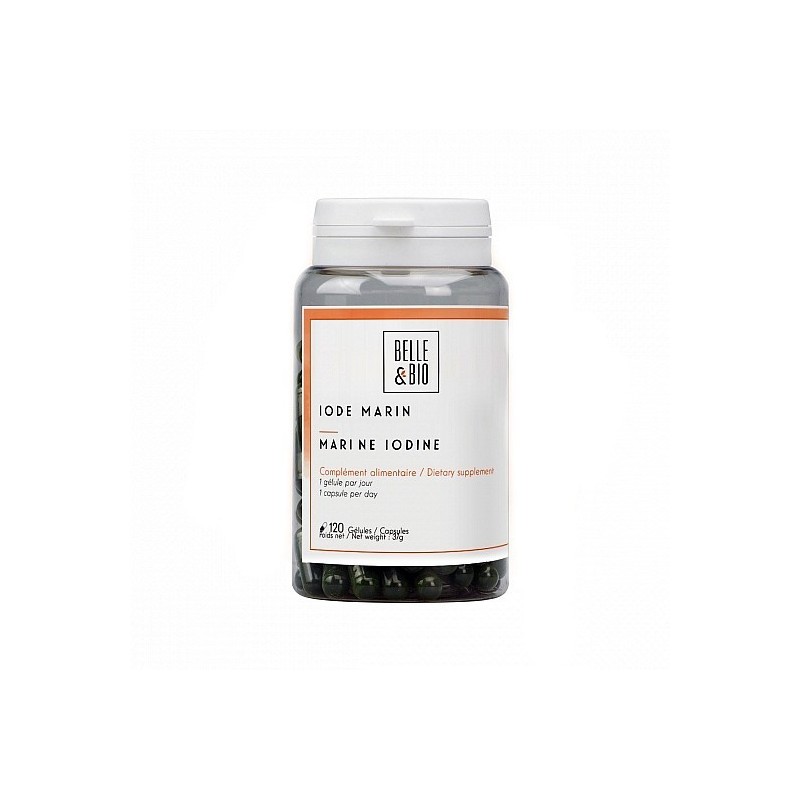 Iode Marin (iod marin) 120 Cap, Mentine un metabolism normal, actioneaza ca un antibiotic in organism, regleaza glandele tiroide