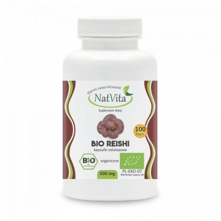 NatVita Reishi Bio 500 mg - 100 Capsule