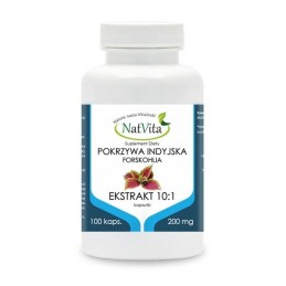 NatVita Extract de urzică indiană 10:1 200mg - 100 Capsule Beneficiile urzicii- ar putea detoxifica organismul, poate promova sa