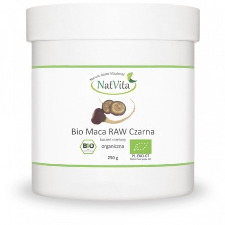 NatVita Maca Bio Raw neagra 250 g