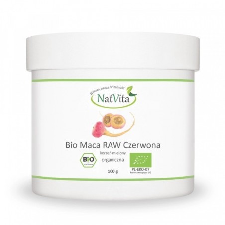 NatVita Maca Bio Raw rosie 100g