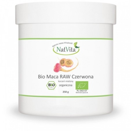 NatVita Maca Bio Raw rosie 250g