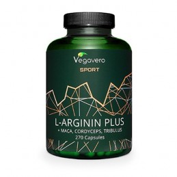 L-Arginine Plus Maca, Tribulus, Cordyceps, Zinc 270 Capsule, Ajuta la imbunatatirea libidoului si potentei Beneficii L-Arginina 