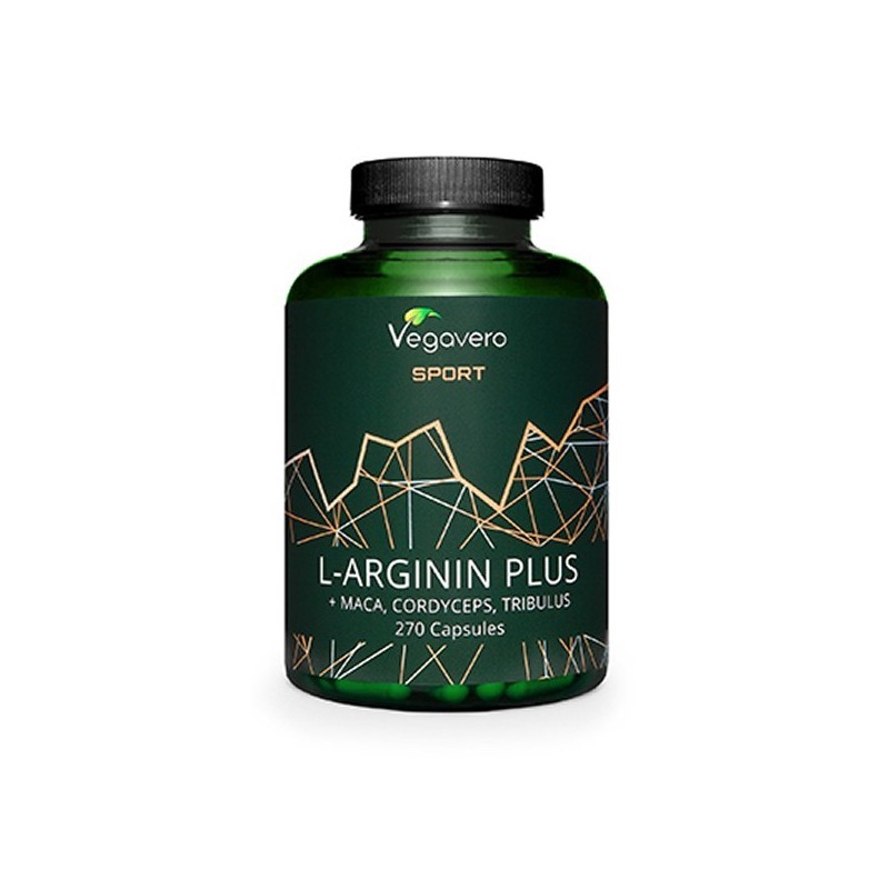 L-Arginine Plus Maca, Tribulus, Cordyceps, Zinc 270 Capsule, Ajuta la imbunatatirea libidoului si potentei Beneficii L-Arginina 