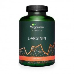 Supliment alimentar L-ARGININ (Arginina) - 700mg - 270 Capsule, Vegavero Beneficii L-arginina: imbunatatirea fluxului sanguin, a