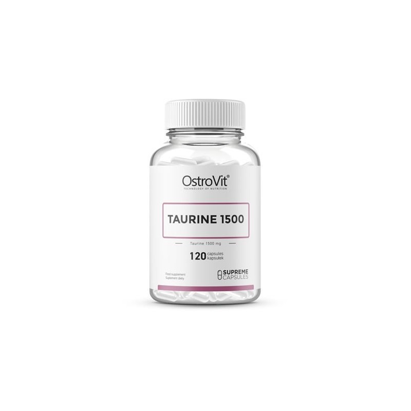 Supreme Capsules Taurine 1500 mg, 120 Capsule- Sprijină echilibrul zaharului din sânge, susține tensiunea arterială sănătoasa Be