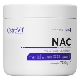 OstroVit NAC (N-Acetil Cisteina) 200 grame Beneficiile N-Acetil Cisteinei- esentiala pentru a face glutationul un puternic antio