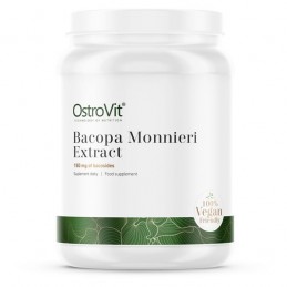 Bacopa Monnieri Extract, 50 g- Contine antioxidanti puternici, poate reduce inflamatia, poate stimula functia creierului Benefic