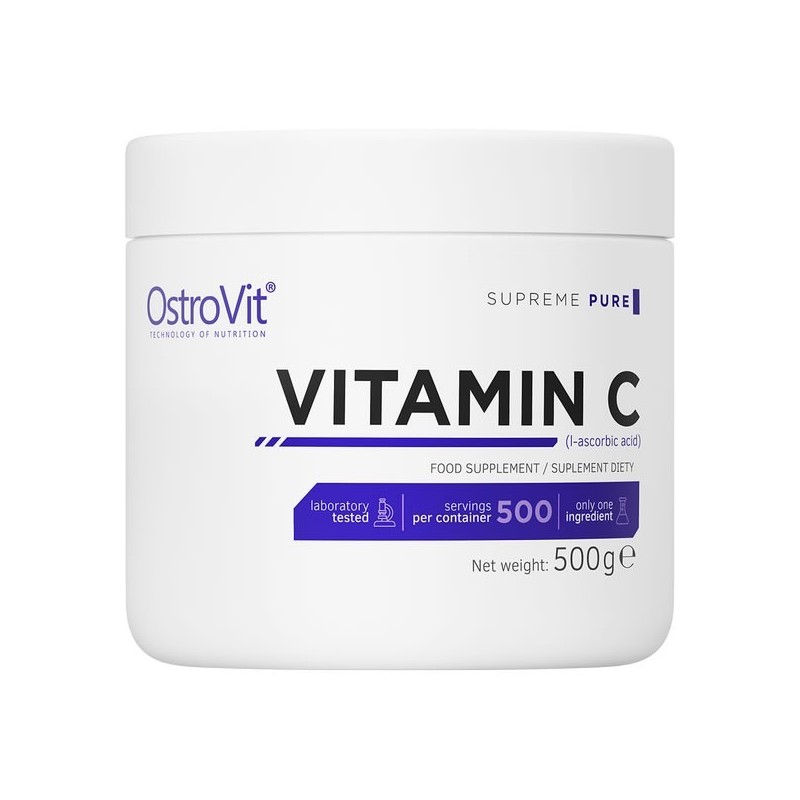 OstroVit Supreme Pure Vitamina C 500 grame pulbere Efecte si beneficii ale Vitaminei C: sustine functionarea normala a sistemulu