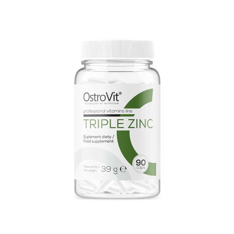 Triple Zinc, 15 mg - 90 Capsule- Reglarea proceselor metabolice si a activitatii enzimelor din organism Beneficii Zinc- reglarea