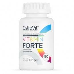 OstroVit Vit&Min FORTE 90 Tablete (Multivitamine si minerale) OstroVit Vit &amp; Min Forte este un complex de vitamine si minera