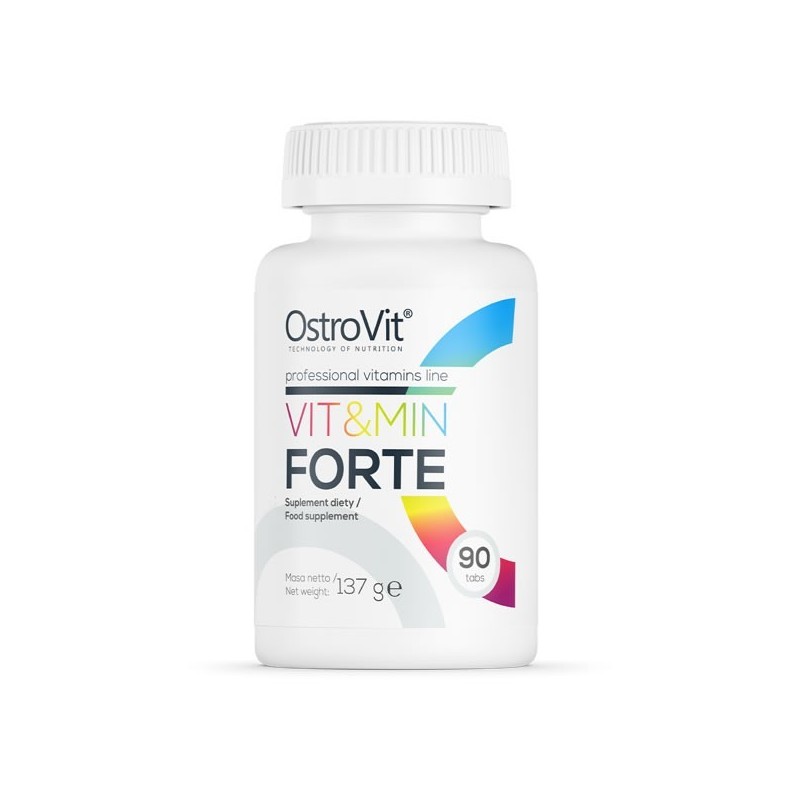 OstroVit Vit&Min FORTE 90 Tablete (Multivitamine si minerale) OstroVit Vit &amp; Min Forte este un complex de vitamine si minera