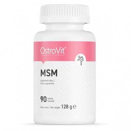 OstroVit MSM 90 Tablete (Metilsulfonilmetan), articulatii inflamate, sinteza colagen, riduri