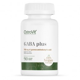 GABA plus Melatonin, 90 Tablete- Pentru somn linistit, reduce stresul și anxietatea, creste hormonul de creștere uman Beneficii 