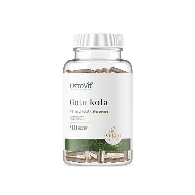 Gotu Kola VEGE, 90 Capsule- Concentrare invatat, somn linistit, claritate ganduri Beneficii OstroVit Gotu Kola VEGE: OstroVit Go