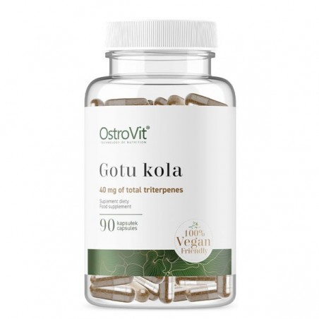 OstroVit Gotu Kola VEGE 90 Capsule (Concentrare invatat, somn linistit, claritate ganduri)