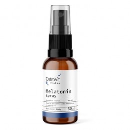 OstroVit Pharma Melatonină spray 30 ml Beneficii Melatonina- imbunatateste calitatea somnului, ajuta in scaderea tensiunii arter