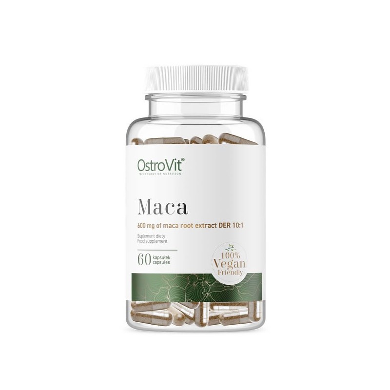 Supliment alimentar Maca VEGE 60 Capsule, Ostrovit Beneficii Maca: tonic sexual pentru femei si barbati, stimuleaza libidoul la 