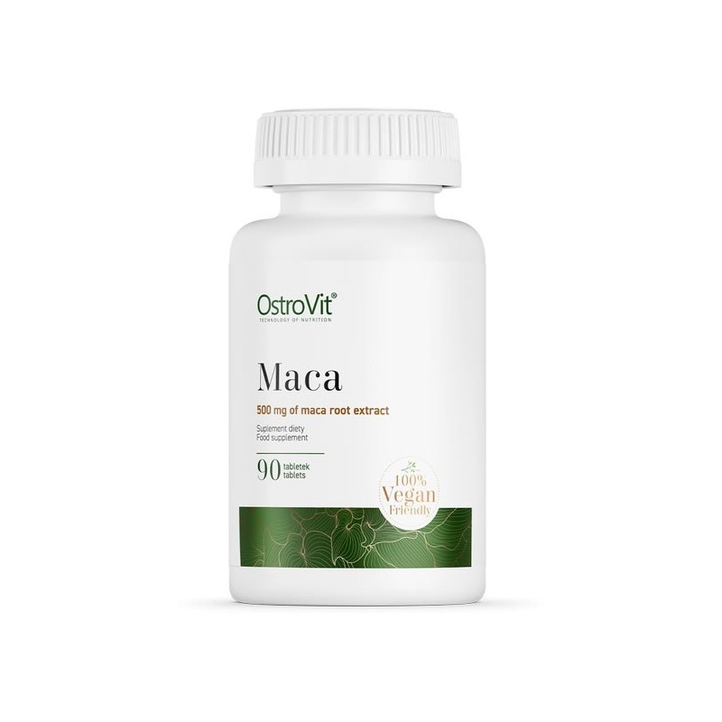 OstroVit Maca 90 Tablete Beneficii Maca- ajuta la cresterea libidoului, benefic in reducerea disfunctiei erectile, benefic in cr