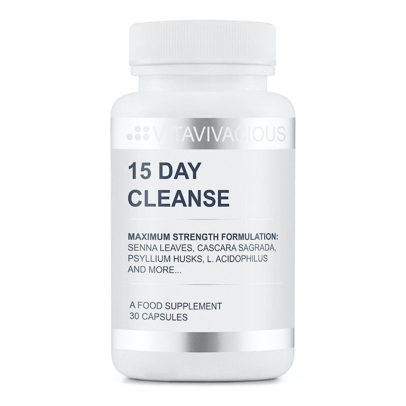 Vitaviva 15 Day Cleanse (detoxifiere timp de 15 zile) BENEFICII- formulă de putere maximă care conține mai multe laxative natura