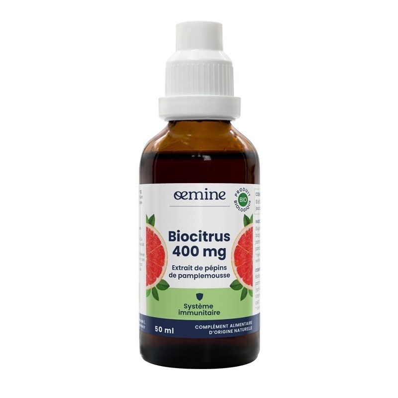 Oemine BIOCITRUS - 50ml Beneficiile extrasului din samburi de grapefruit: are proprietati antibiotice, stabilizeaza nivelul de p