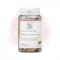 Belle&Bio Circulation Bio, 120 Capsule (tonic venos, ajuta in cazul picioarelor grele si obosite) BENEFICII CIRCULATION BIO: ton