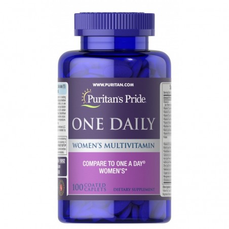 Puritan Pride, One Daily Womens Multivitamin - 100 tablete (Vitamine pentru femei)