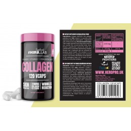 Collagen - 120 Capsule (imbunatateste hidratarea, fermitatea si elasticitatea pielii si reduce ridurile) BENEFICII COLAGEN- imbu