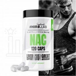 NAC 800mg - 120 capsule (impotriva radicalilor liberi si a stresului oxidativ, creste nivelul de glutation) BENEFICII NAC (N-Ace