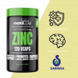 Zinc Picolinate -120 caps (Sustine activitatea sistemului muscular, Are un efect pozitiv asupra intaririi sistemului imunitar) B