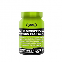 Real Pharm, L-Carnitine Green Tea+CLA - 90 Capsule BENEFICII - arderea rapida si eficienta a tesutului adipos acumulat in corpul