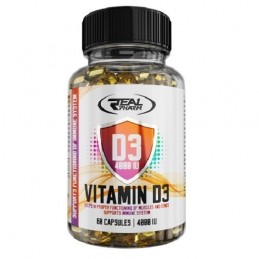 Vitamin D3 4000IU - 60 Capsule (creste rezistenta organismului, asigura o dezvoltare corespunzatoare a oaselor) BENEFICII VITAMI