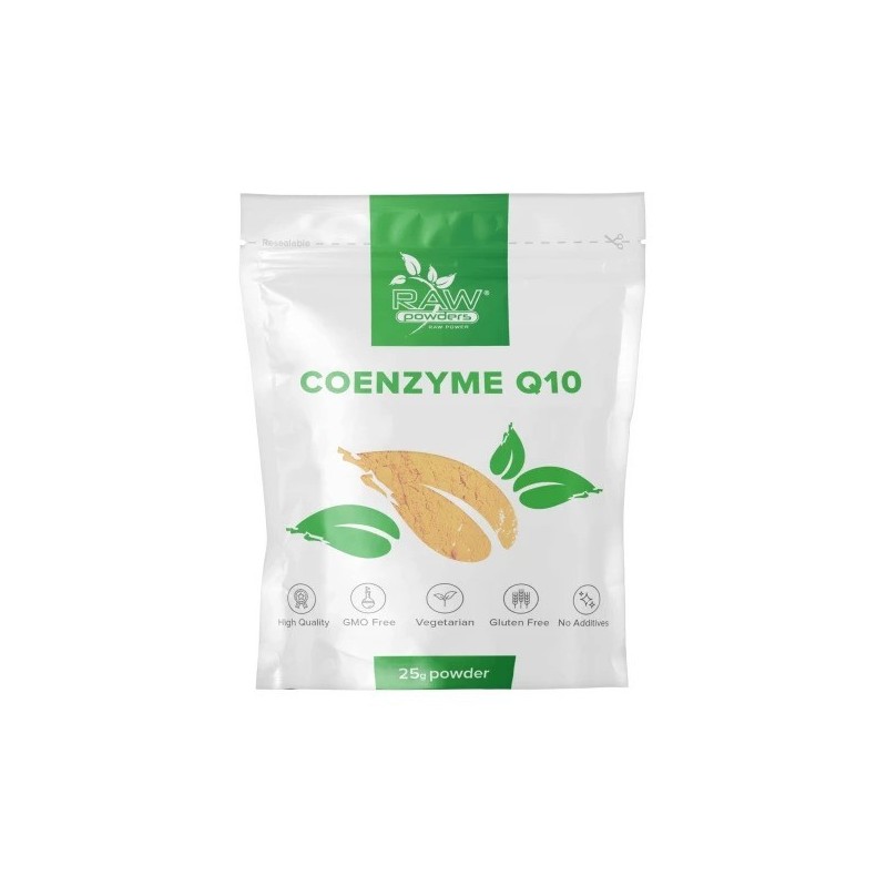 Coenzyme q10 Powder 25 grame (Raw Powders) BENEFICII CoQ10- reduce nivelul de glucoza din sange; sustine metabolismul; favorizea