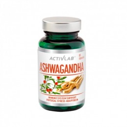 Ashwagandha, 300 mg, 60 Capsule, imbunatateste functia insuficienta a tiroidei, amelioreaza oboseala suprarenala Beneficii Ashwa