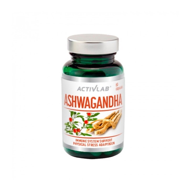 Ashwagandha, 300 mg, 60 Capsule, imbunatateste functia insuficienta a tiroidei, amelioreaza oboseala suprarenala Beneficii Ashwa