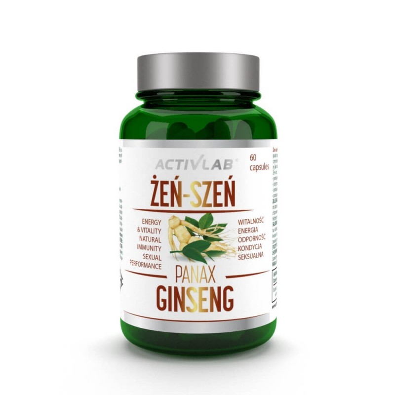 Żeń Szeń Panax Ginseng - 60 capsule (sustinere a fortelor vitale ale organismului) ACTIVLAB Ginseng Panax este un produs care co