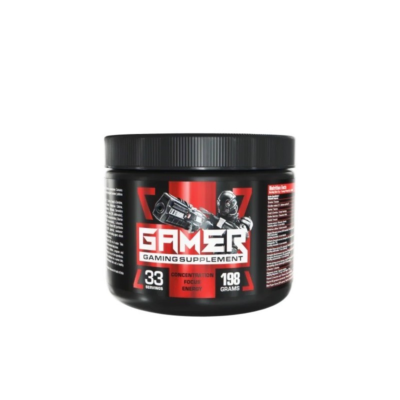 7 Nutrition, Gamer- 198 grame - Energy Drink - Preworkout BENEFICII- imbunatateste regenerarea, imbunatateste functia cerebrala,