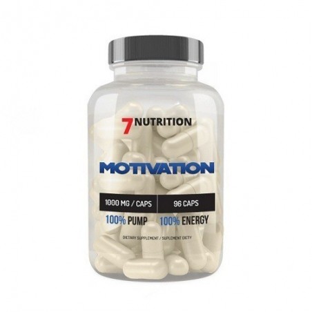 7 Nutrition Motivation 750 mg- 96 capsule (constructie a masei musculare)