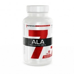 7 Nutrition ALA 600mg - 60 capsule BENEFICII ALA- ALA este un supliment alimentar cu acid alfa lipoic de inalta calitate, concep