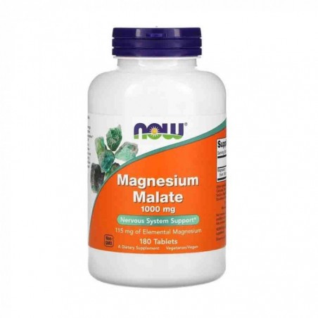 Now Foods Magnesium Malate 1000mg - 180 tablete